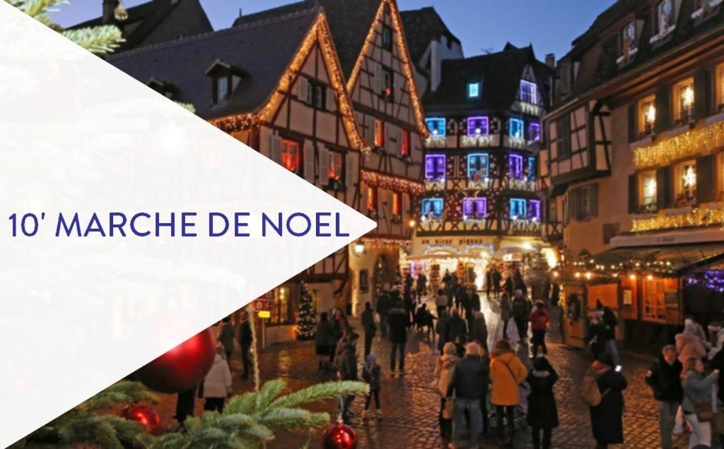Le Studio Bleu*10' Centre*Parking*Balcon Colmar Zewnętrze zdjęcie